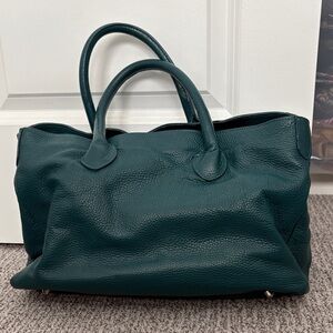 Mark & Graham Deep Green / Teal Tote Bag - handbag